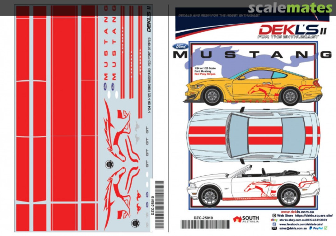 Boxart Ford Mustang DZC-25010 DEKL's