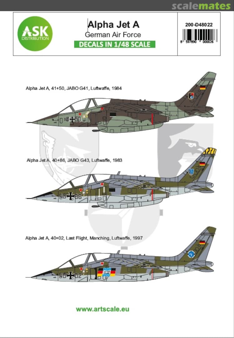 Boxart Alpha Jet A 200-D48022 ASK