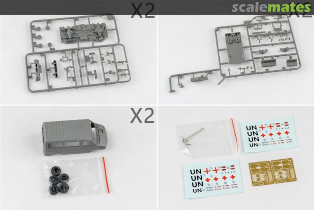 Contents Type 2045 Military Van 72A09 Sabre Model