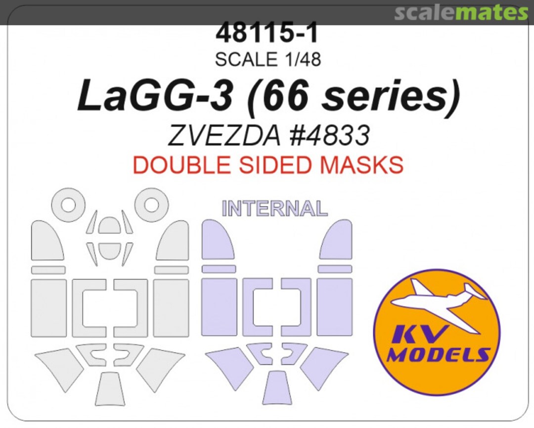 Boxart LaGG-3 (Double sided) 48115-1 KV Models