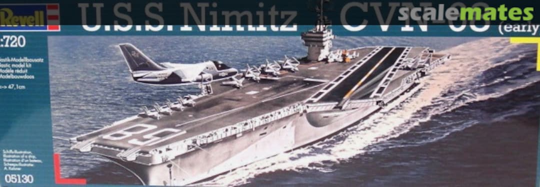 Boxart U.S.S. Nimitz CVN-68 (early) 05130 Revell