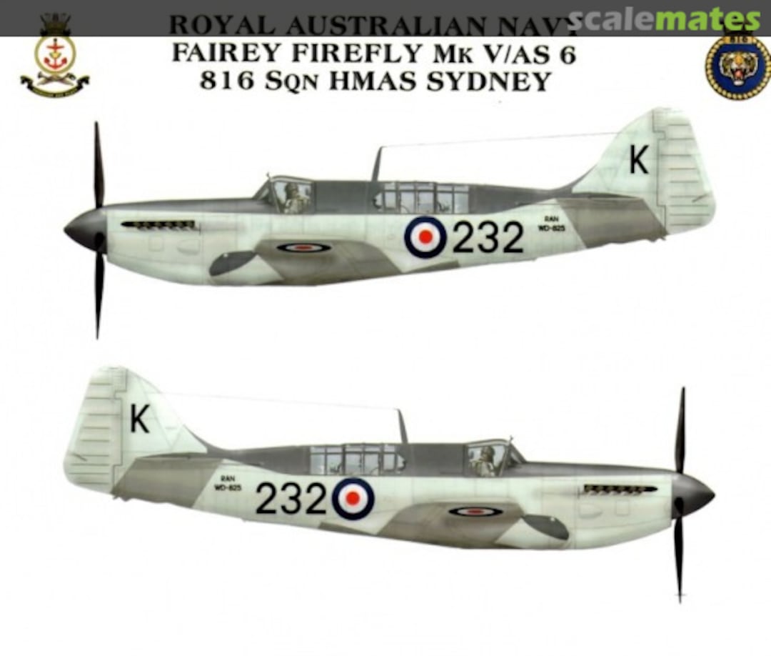 Boxart Fairey Firefly Mk V/AS 6 FDS-005 Ronin Decals