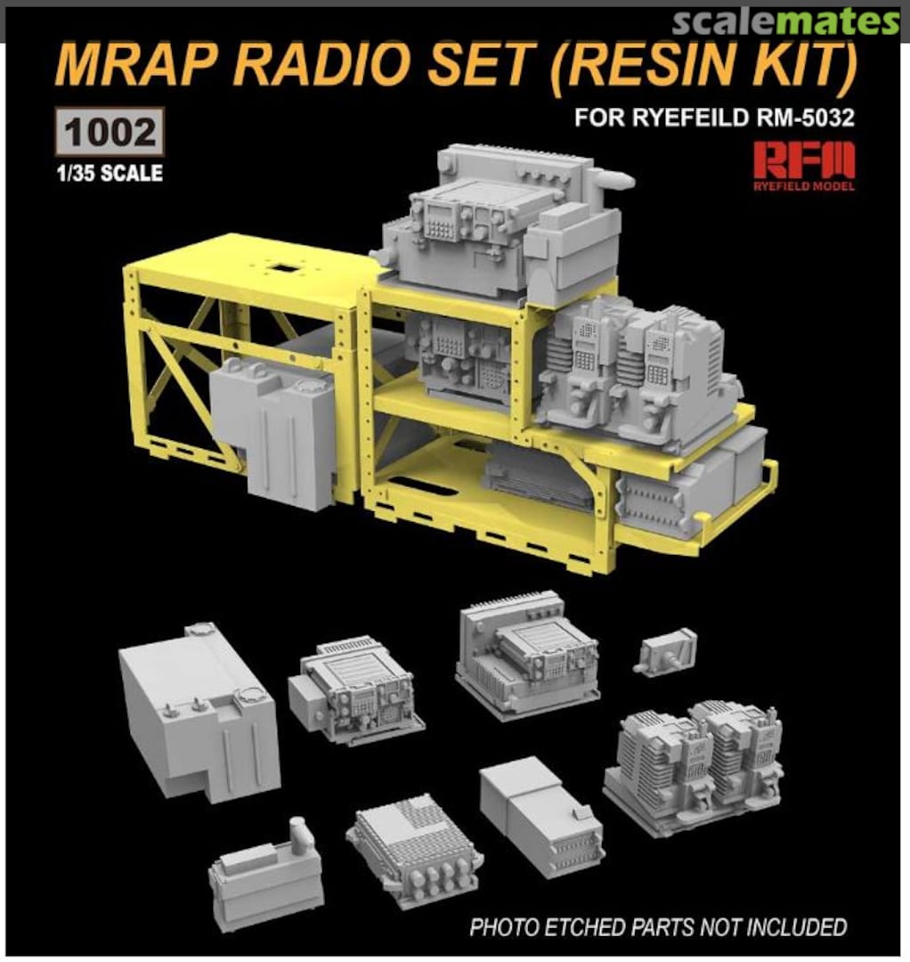 Boxart MRAP Radio Set (Resin Kit) 1002 Rye Field Model