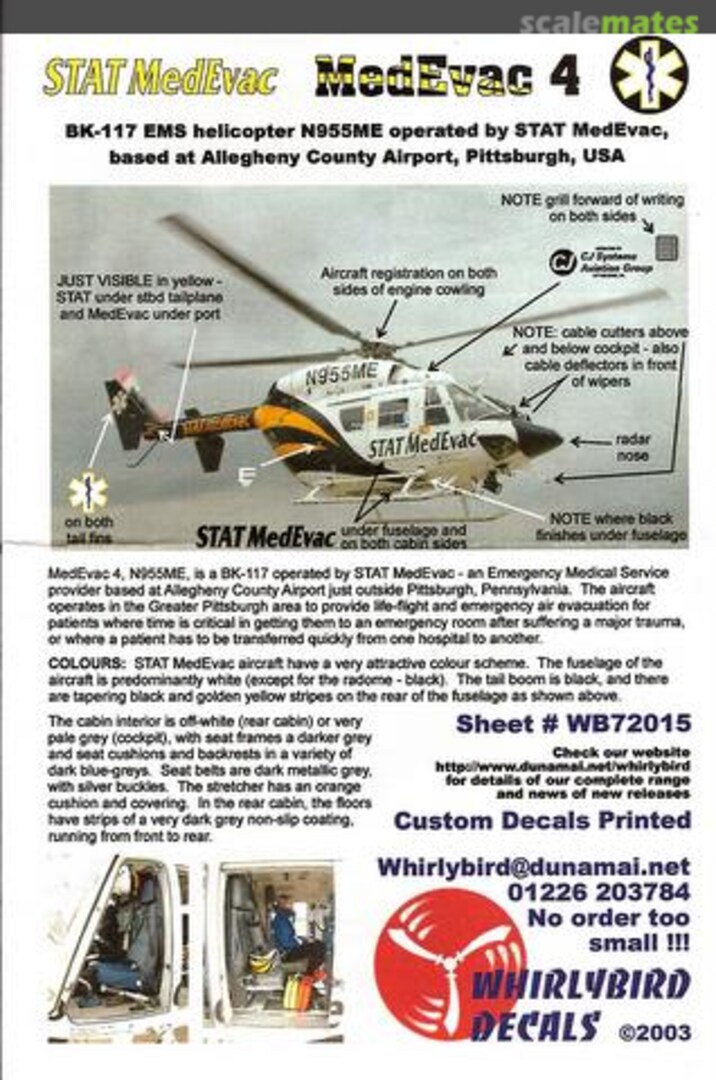 Boxart Eurocopter BK-117 WB72015 Whirlybits