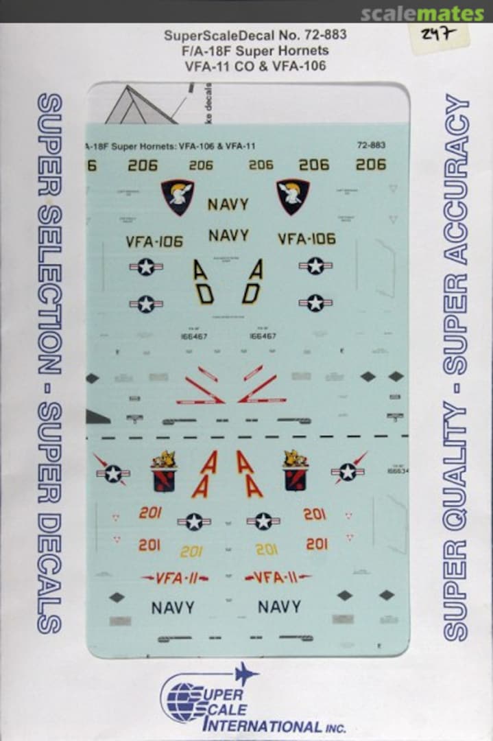 Boxart F/A-18F Super Hornet 72-883 SuperScale International