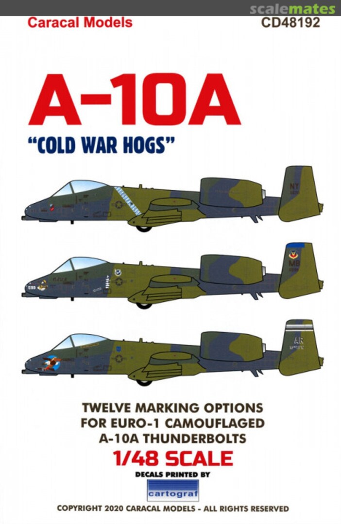 Boxart A-10A CD48192 Caracal Models