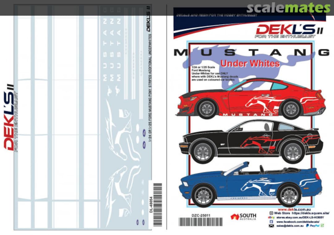 Boxart Ford Mustang DZC-25011 DEKL's