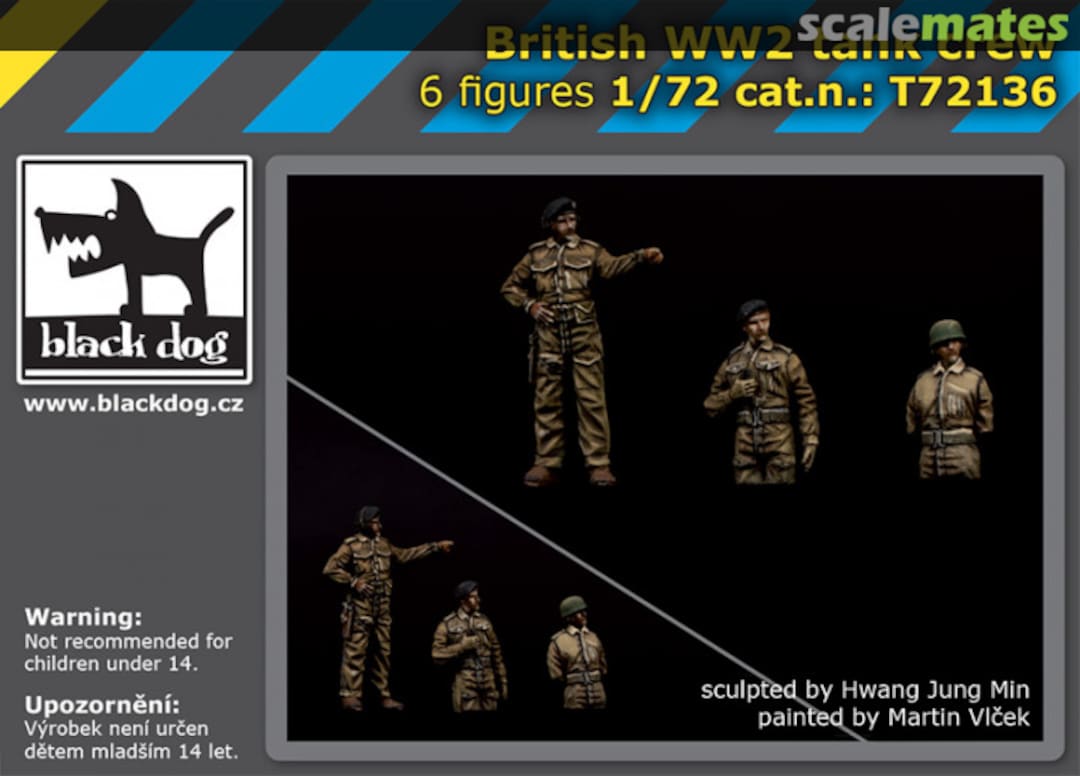 Boxart British WW II Tank Crew T72136 Black Dog