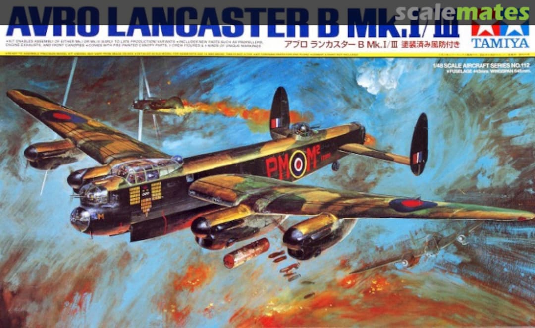 Boxart Avro Lancaster BI/BIII 61112 Tamiya