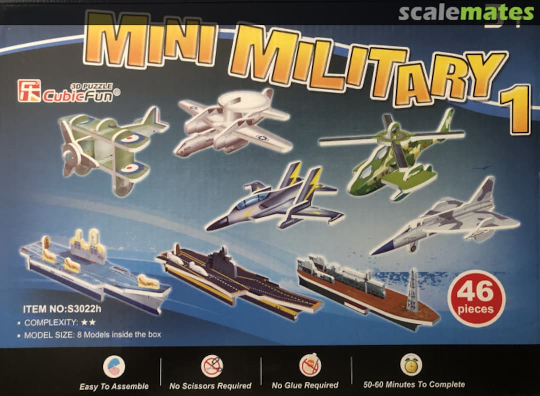 Boxart Mini Military 1 S3022H CubicFun