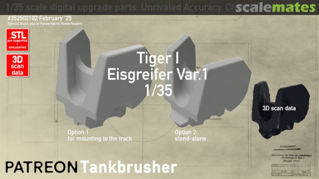 Boxart Eisgreifer Variant 1 352502102 Tankbrusher Scale Modeling