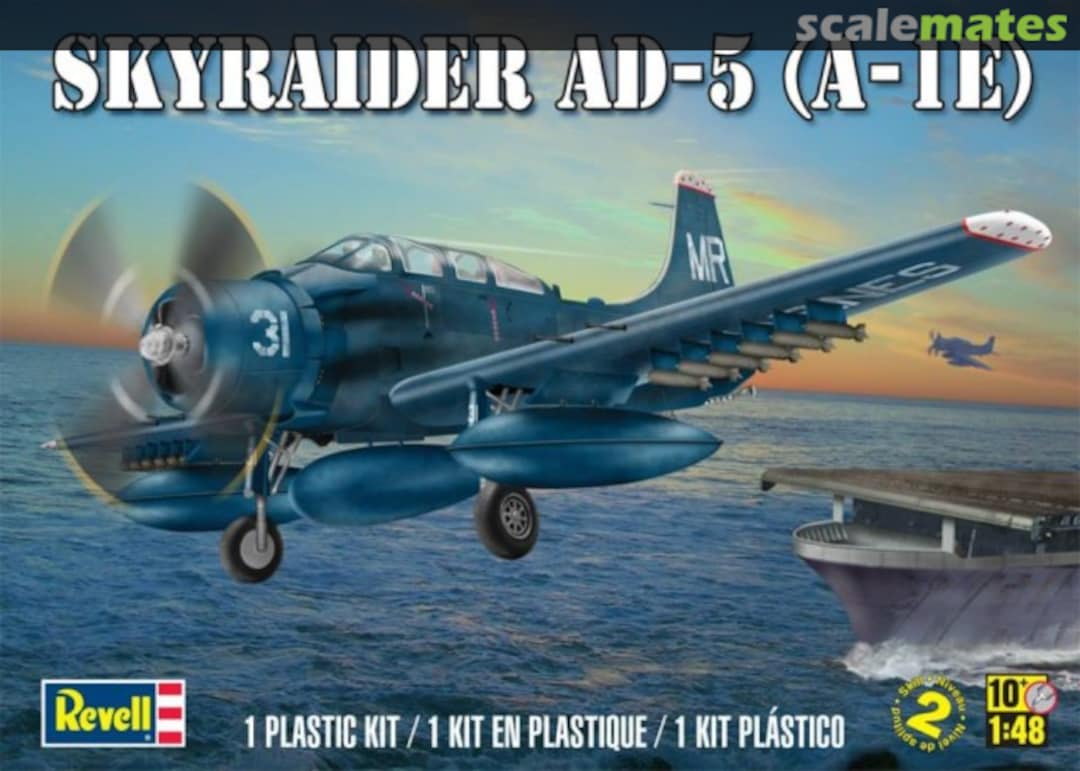 Boxart Skyraider AD-5 (A-1E) 85-5327 Revell