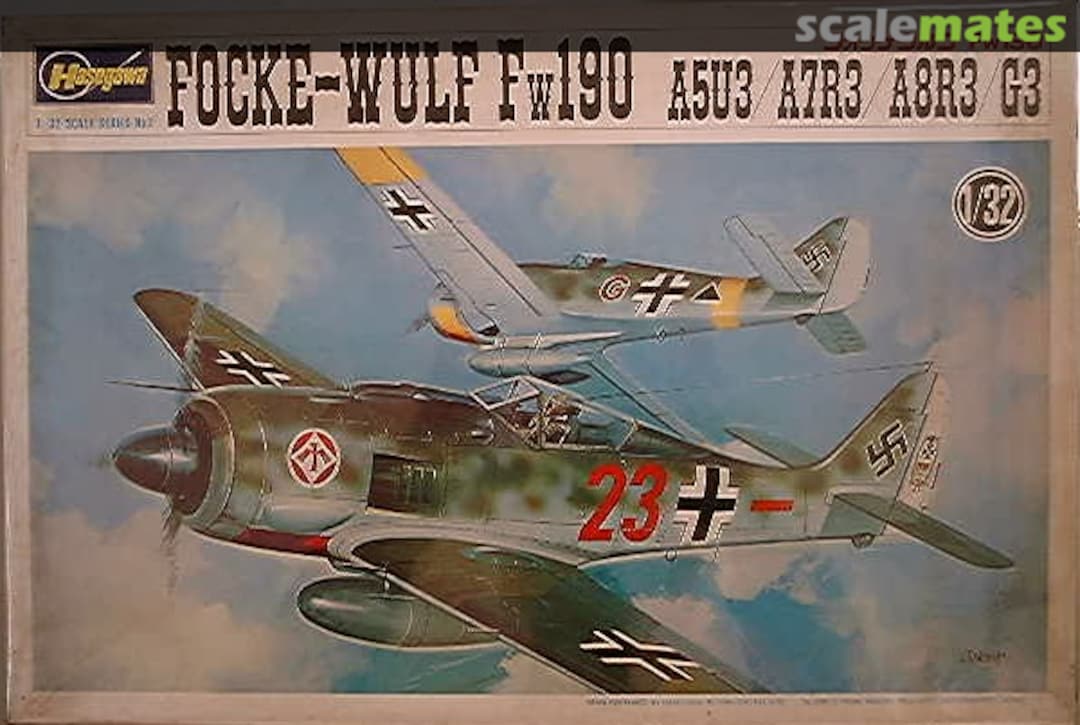 Boxart Focke-Wulf Fw190 JS-060 Hasegawa