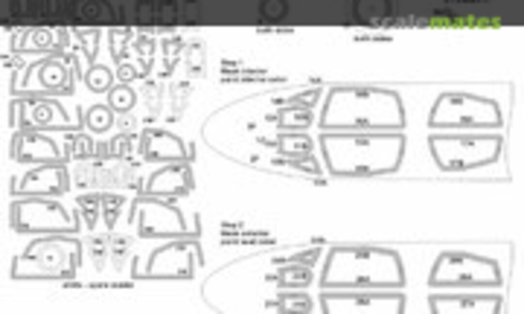 1:48 EA-6B Prowler EXPERT kabuki masks (New Ware NWAM0065)