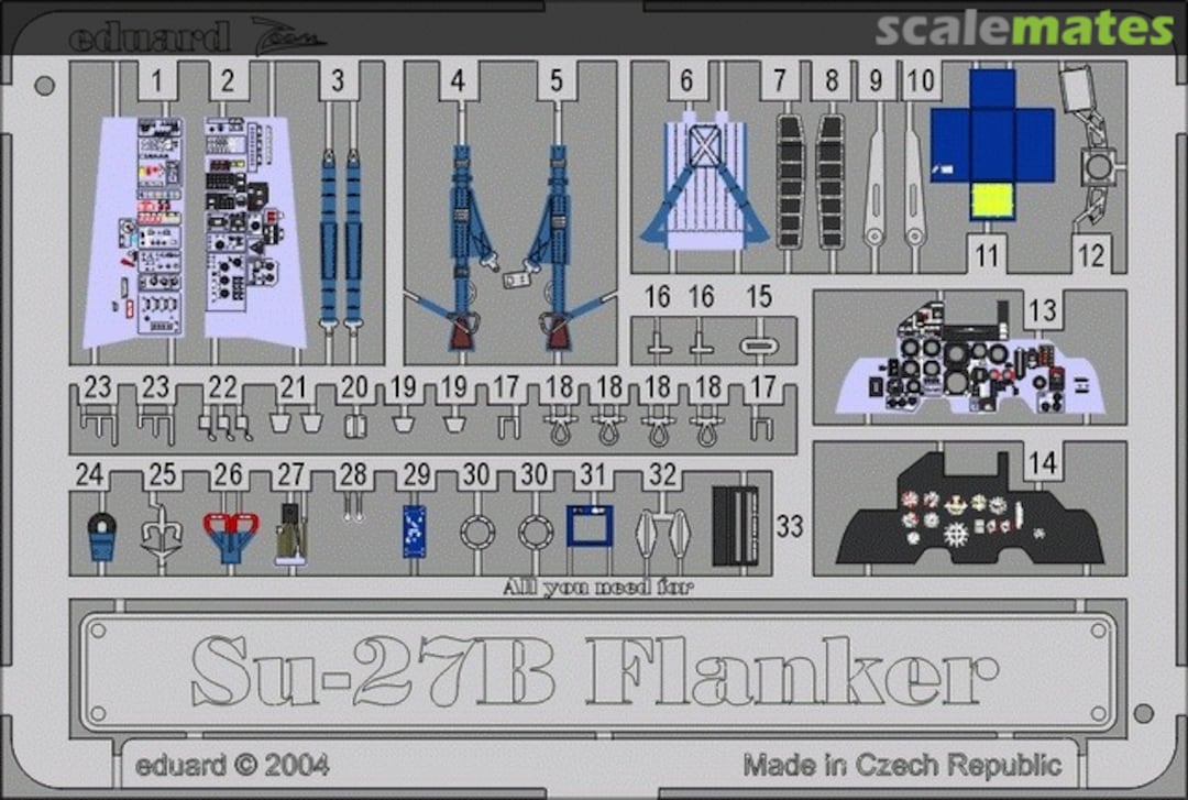 Boxart Su-27B Flanker SS251 Eduard