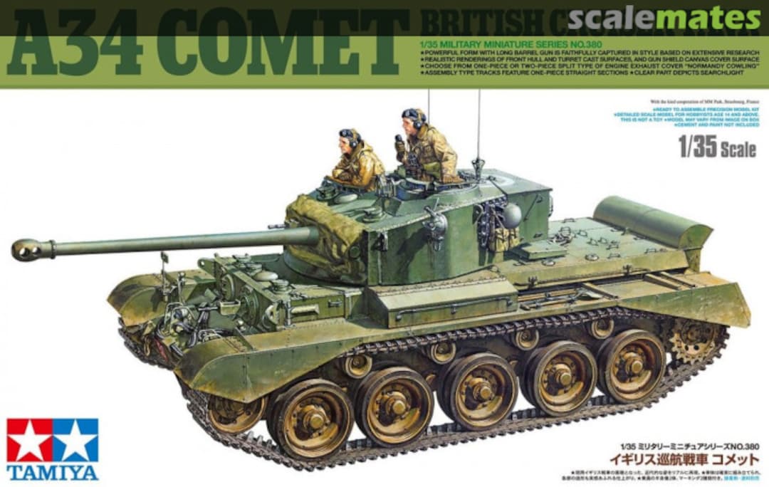 Boxart A34 Comet 35380 Tamiya