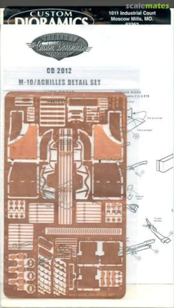 Boxart M-10 / Achilles Detail Set CD2012 Custom Dioramics