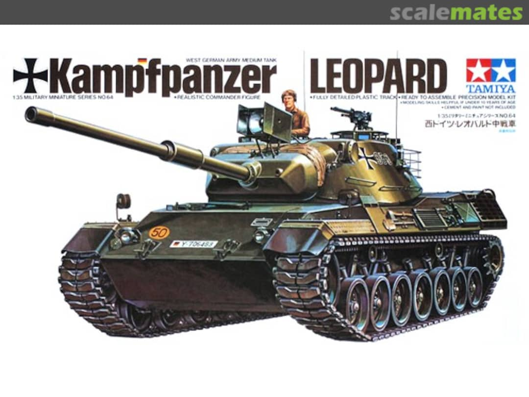 Boxart Kampfpanzer Leopard MM164 Tamiya