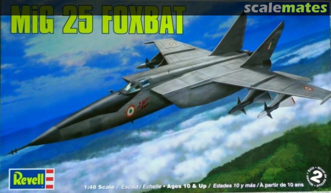 Boxart Mig 25 Foxbat 85-5860 Revell