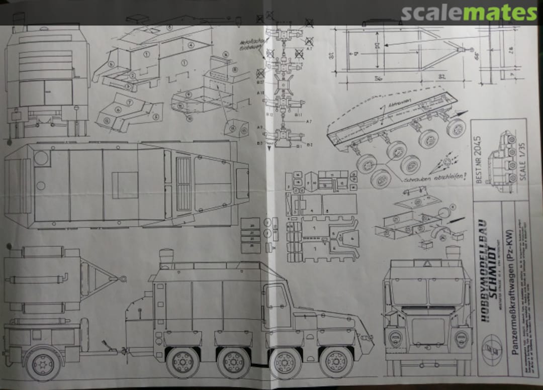 Boxart Panzermesskraftwagen (Pz-KW) 2045 Hobbymodellbau Schmidt