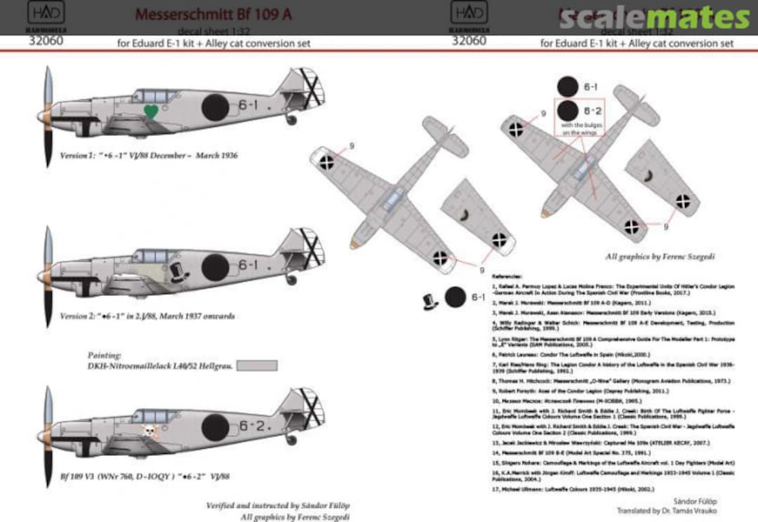 Boxart Messerschmitt Bf 109 A 32060 HADmodels 