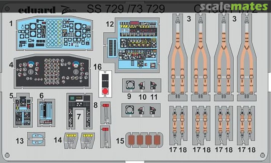 Boxart C-130H cockpit SS729 Eduard