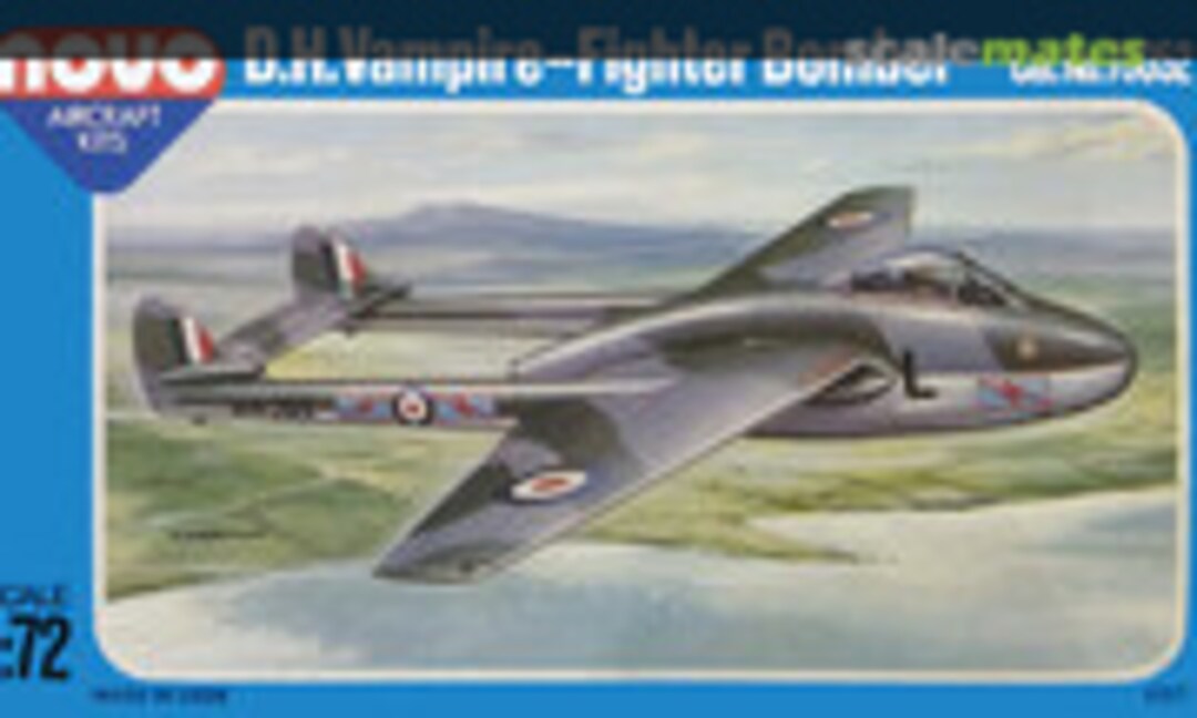 1:72 D.H.Vampire-Fighter Bomber (Novo 78052)