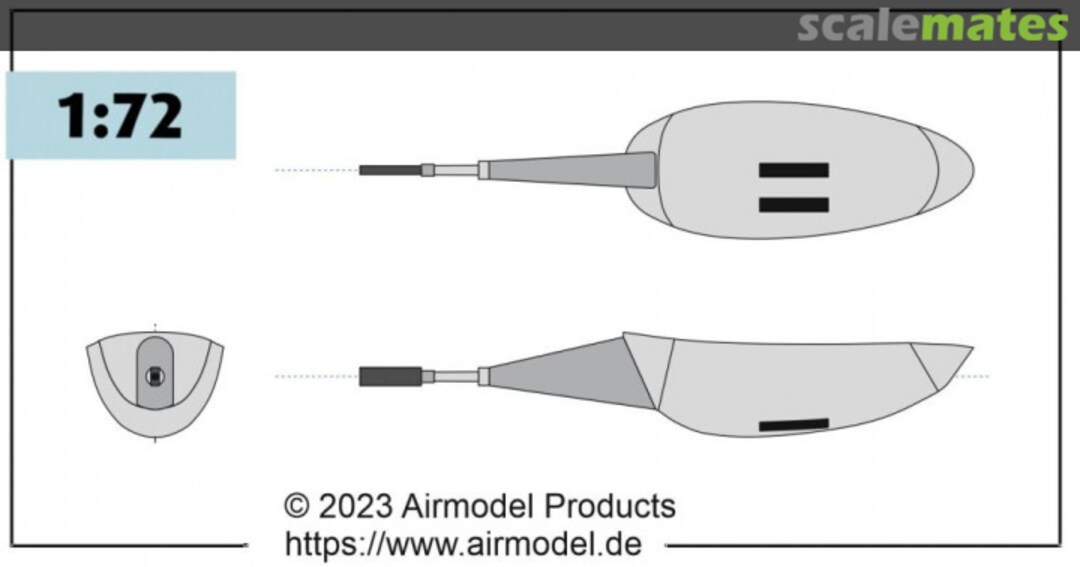 Boxart Fw 190 A/F MK 103 Weapon pod late conversion 72028 Airmodel