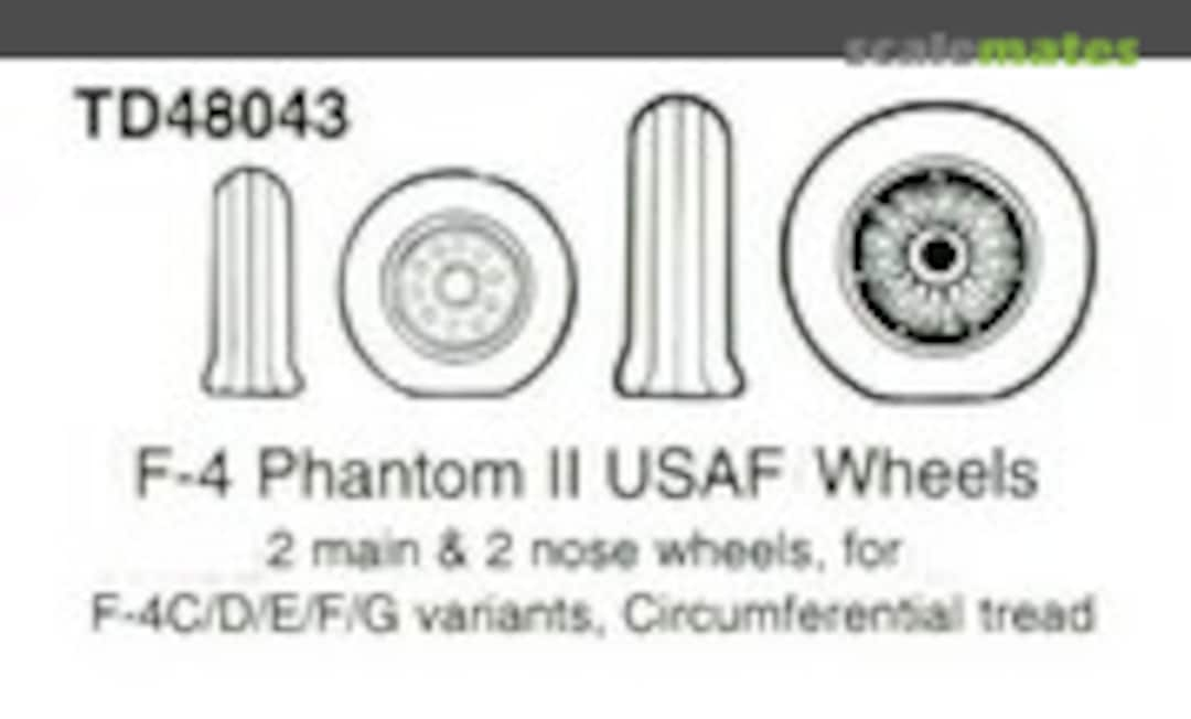 1:48 F-4 Phantom II Wheels (True Details 48043)