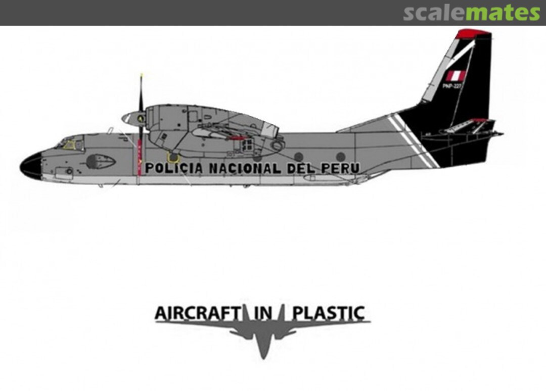 Boxart Antonov AN-32 Policia Nacional Peru AIPD-68 Aircraft in Plastic