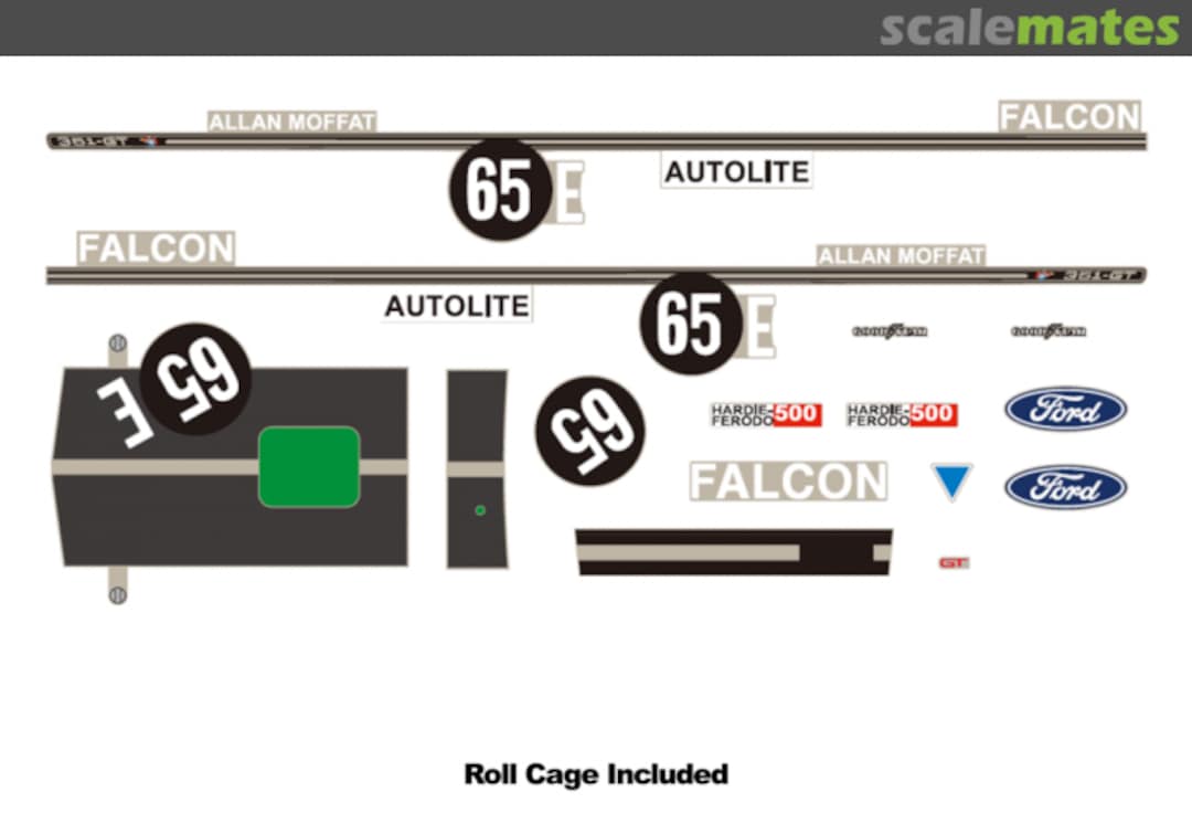 Boxart Ford Falcon XY - #65E Bathurst Decal Kit DDAAC016 DDA