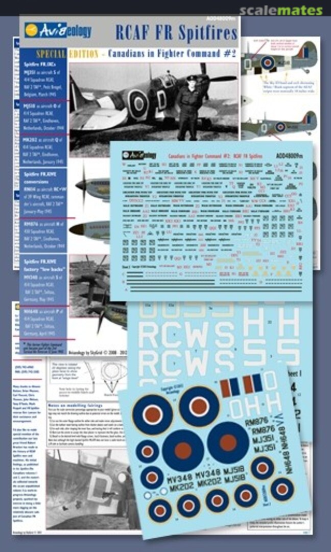 Boxart RCAF FR Spitfires AOD48009 Aviaeology