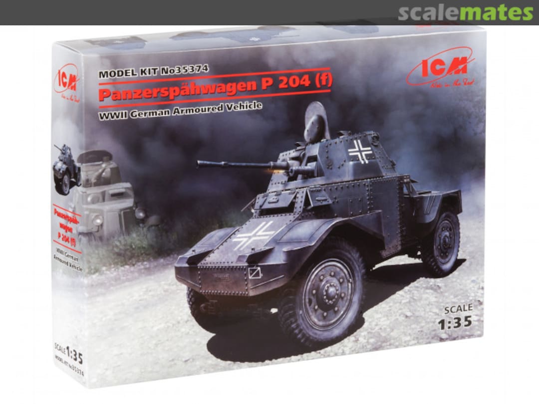 Boxart Panzerspähwagen P 204(f) 35374 ICM