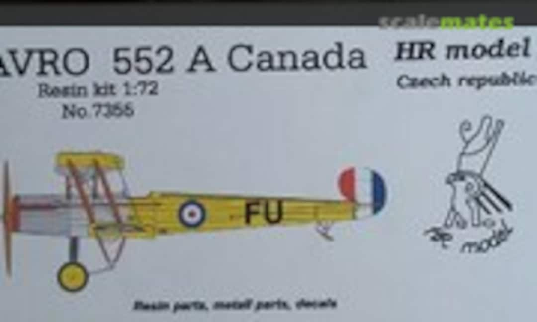 1:72 Avro 552 A (HR Model 7355)