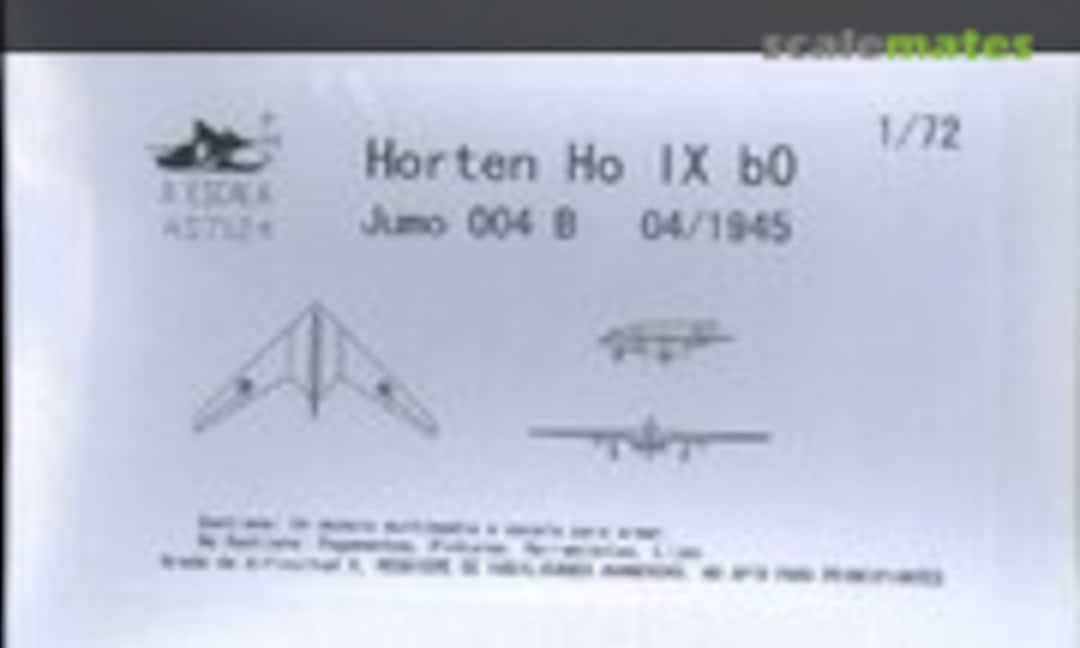 1:72 HORTEN Ho IX b0 (AESCALA AS7124)