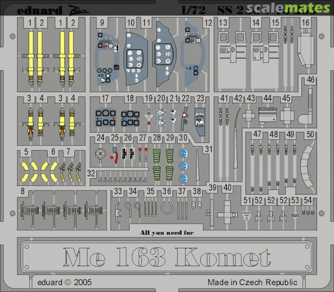 Boxart Me 163 Komet SS256 Eduard