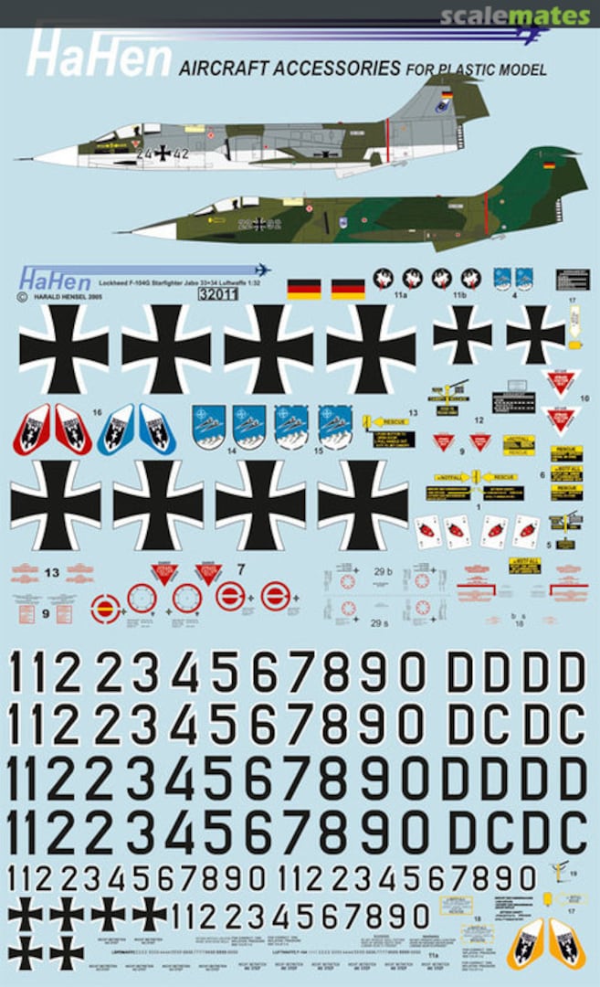 Boxart F-104G Jabo 33/34 32011 HaHen