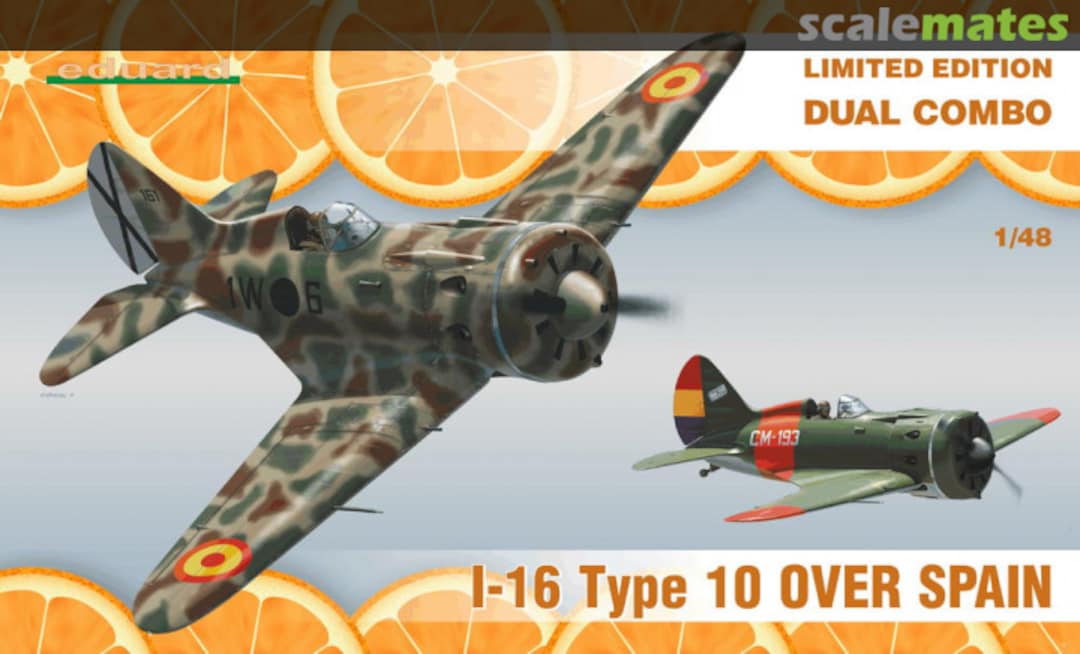 Boxart I-16 Type 10 Over Spain 1160 Eduard