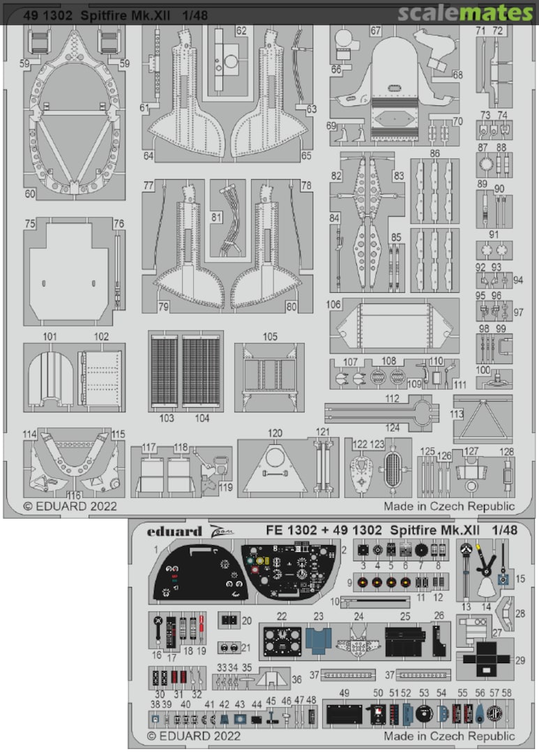 Boxart Spitfire Mk.XII 491302 Eduard