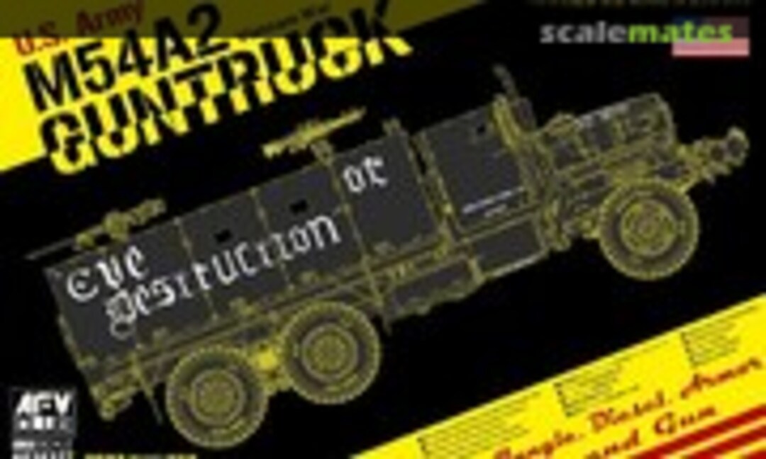 1:35 M54A2 5-ton Gun truck (AFV Club AF35327)