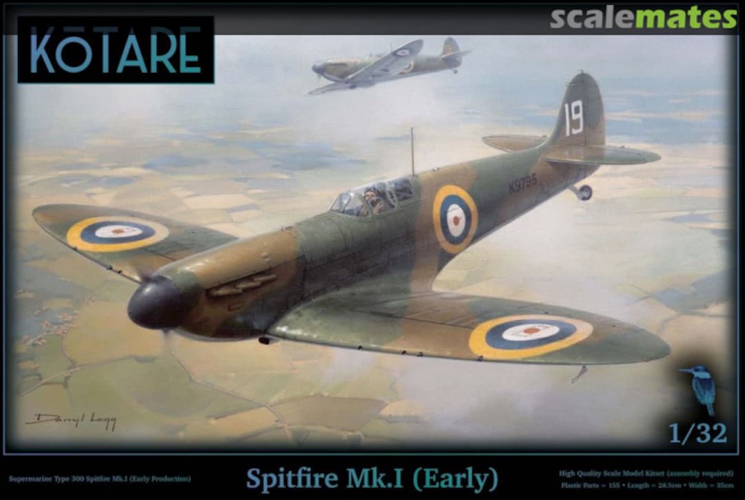 Boxart Spitfire Mk.Ia (Early) K32004 Kotare