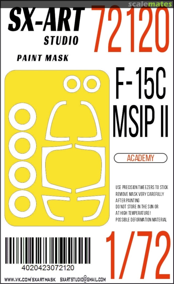 Boxart F-15C MSIP II masks 72120 SX-Art