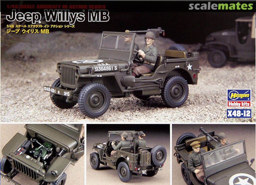 Boxart Jeep Willys MB 36012-1600 Hasegawa