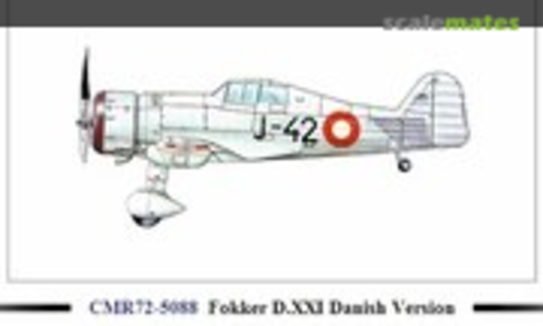 1:72 Fokker D.XXI Danish Version (CMR CMR72-5088)