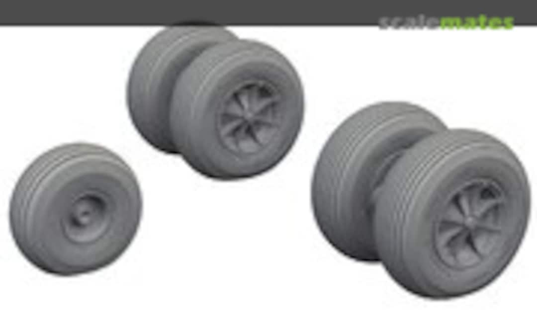 1:48 Sea King wheels (Eduard 648930)