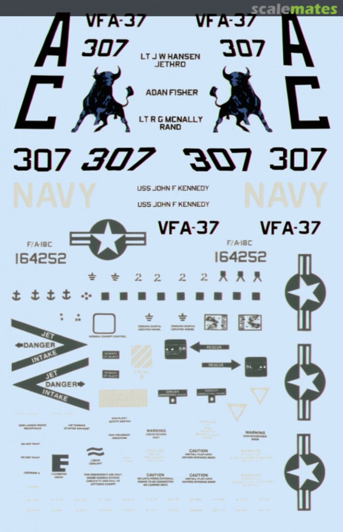 Boxart F/A-18C Hornet  32-0124 Microscale