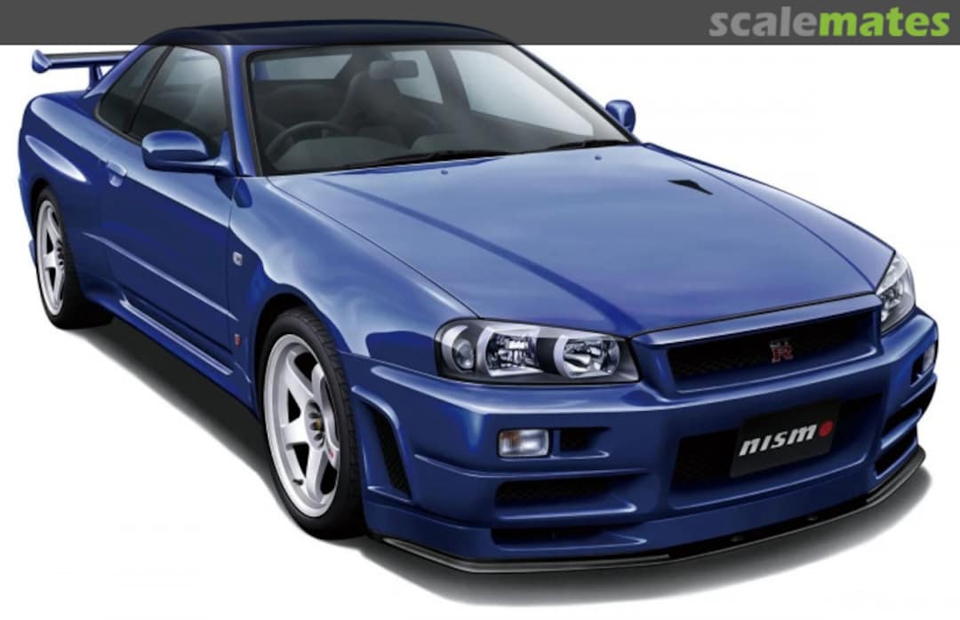 Boxart Skyline GT-R (BNR34) w/NISMO Parts & NISMO 40th Anniversary Assembled Case 048031 Fujimi