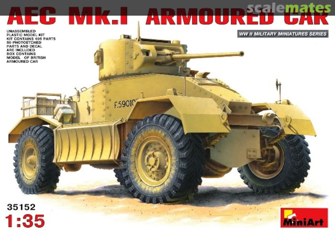 Boxart AEC Mk.I Armoured Car 35152 MiniArt