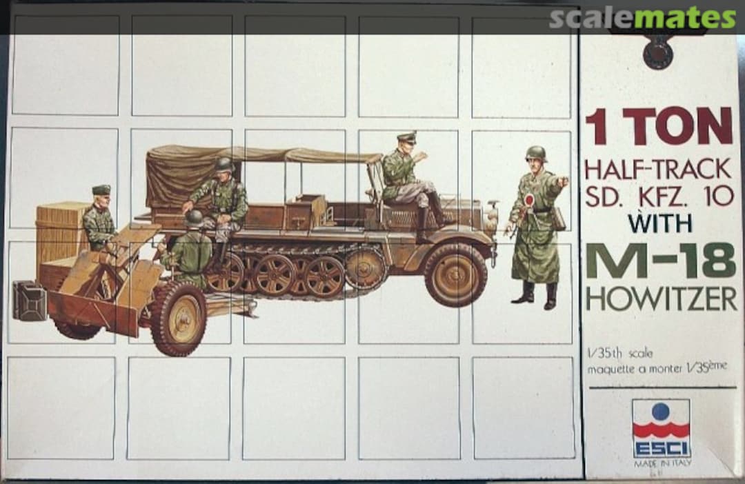 Boxart Sd.Kfz.10 Ausf. A 5008 ESCI