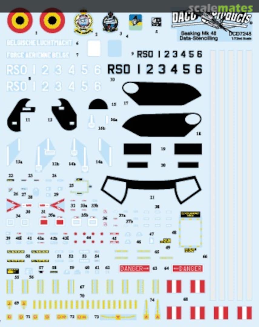 Boxart Sea King Stencilling DCD4823 Daco Products